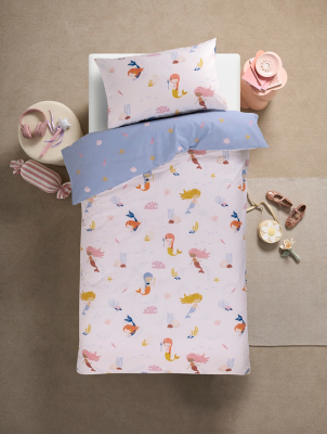 Single Duvet Cover Crib Bedding Sets Asda Pink White Unicorn