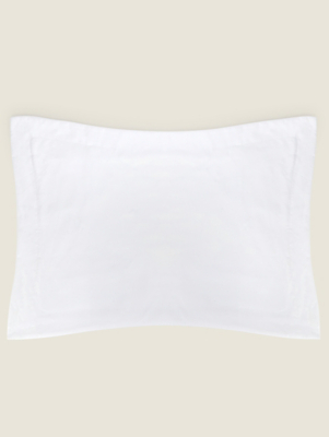 White Luxuriously Soft 100 Cotton 800 Thread Count Oxford Pillowcase