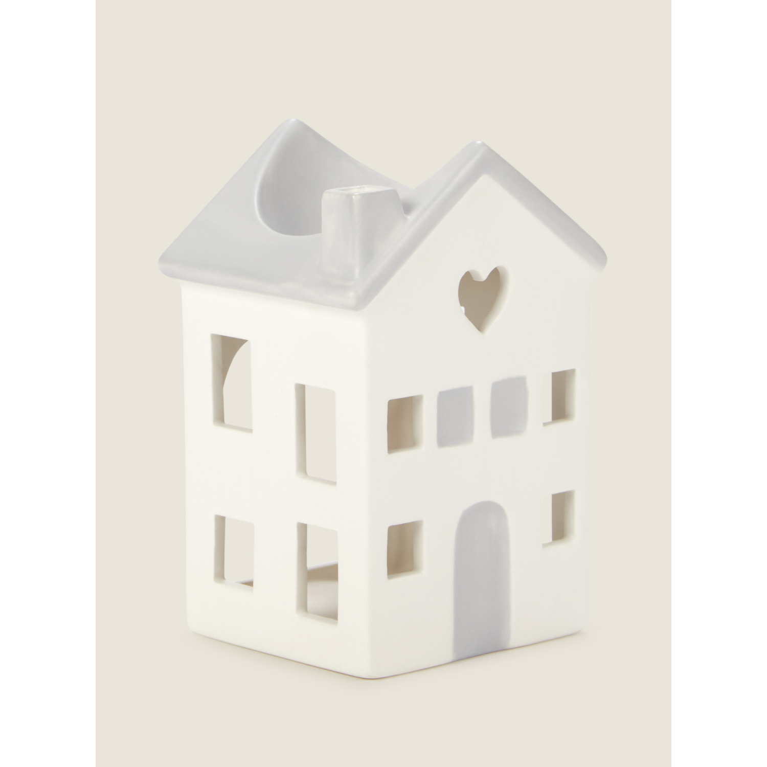 George White House-Shaped Ceramic Oil Burner