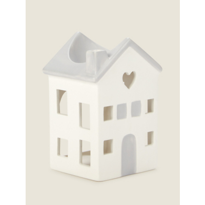 White House-Shaped Ceramic Oil Burner