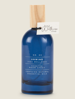 Navy Unwind Sea Salt & Sandalwood Room Spray Home at ASDA