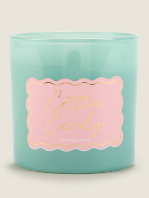 Green Viola Cotton Candy Votive Candle Home at ASDA