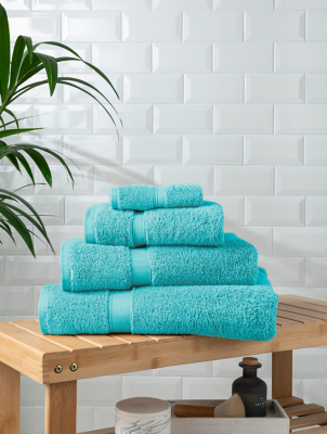 Aqua Super-Soft Cotton Towel Range | Home | George at ASDA