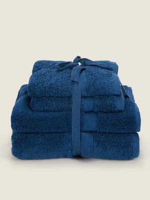 Royal Blue Super Soft Cotton Towel Bale Set of