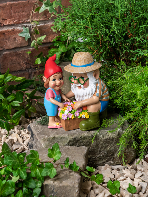 Family Garden Gnomes Outdoor & Garden at ASDA