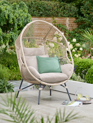 Standing Egg Chair Outdoor & Garden at ASDA