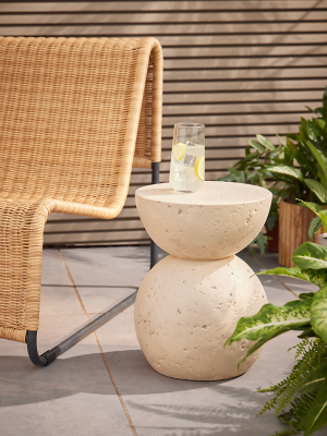 Resin Side Table Outdoor & Garden at ASDA