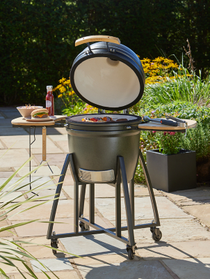 Halmo Kamado Egg BBQ Outdoor & Garden at ASDA
