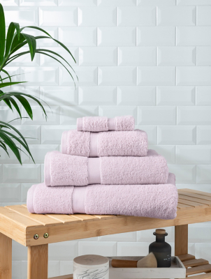 Lilac SuperSoft Cotton Towel Range Home at ASDA