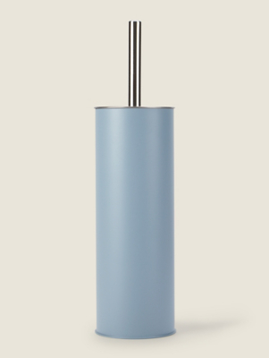 Dusty Blue Toilet Brush Home at ASDA
