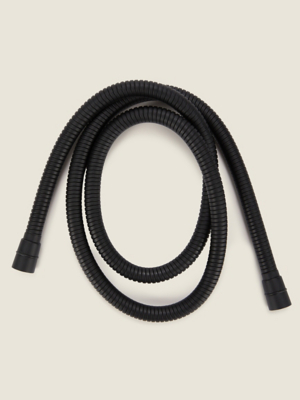 Black 1.5 Metre Shower Hose Home at ASDA