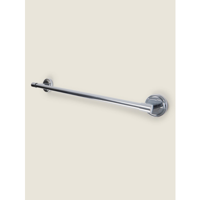George Silver-Tone Wall Mounted Towel Rail - Silver