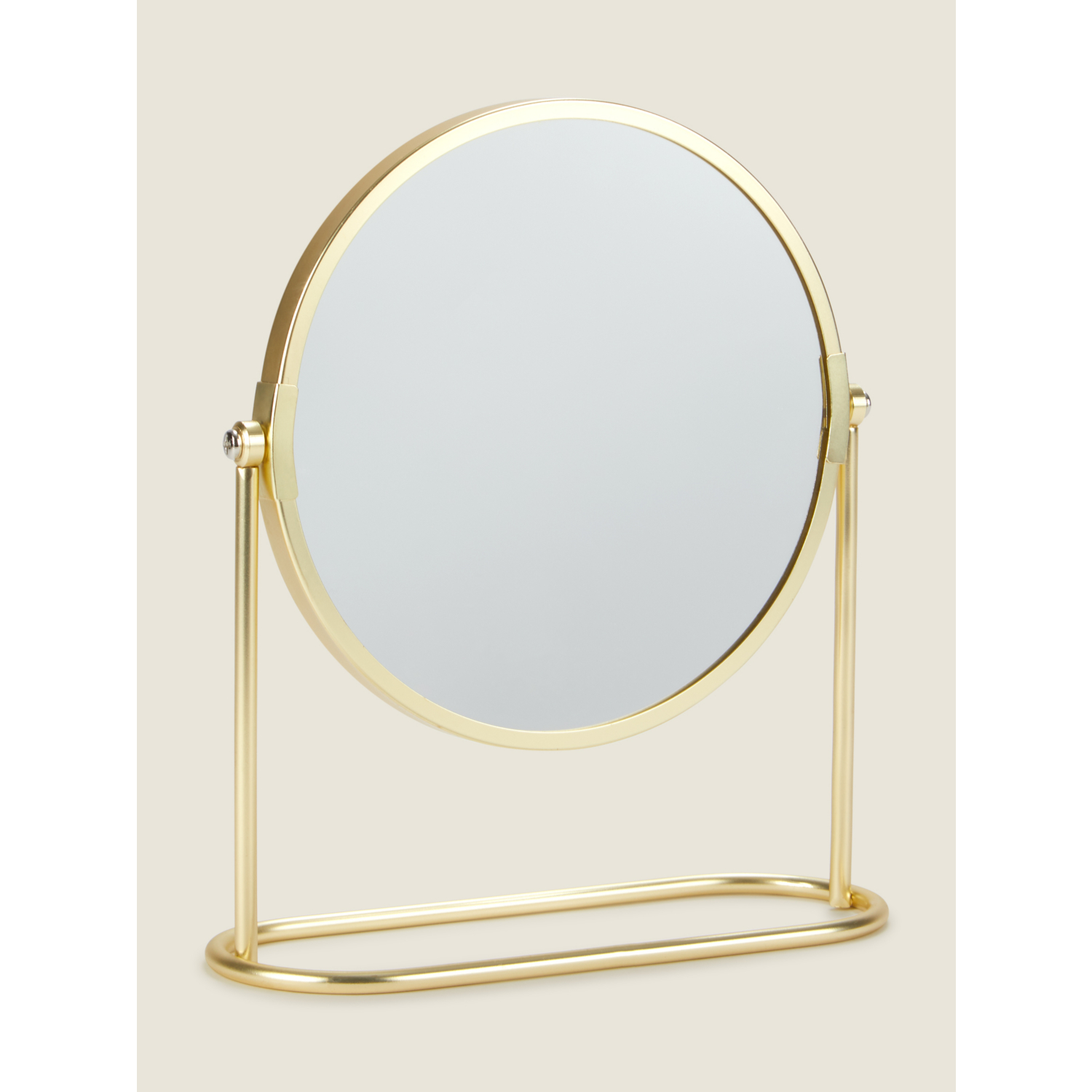 George Brass Brushed Bathroom Mirror