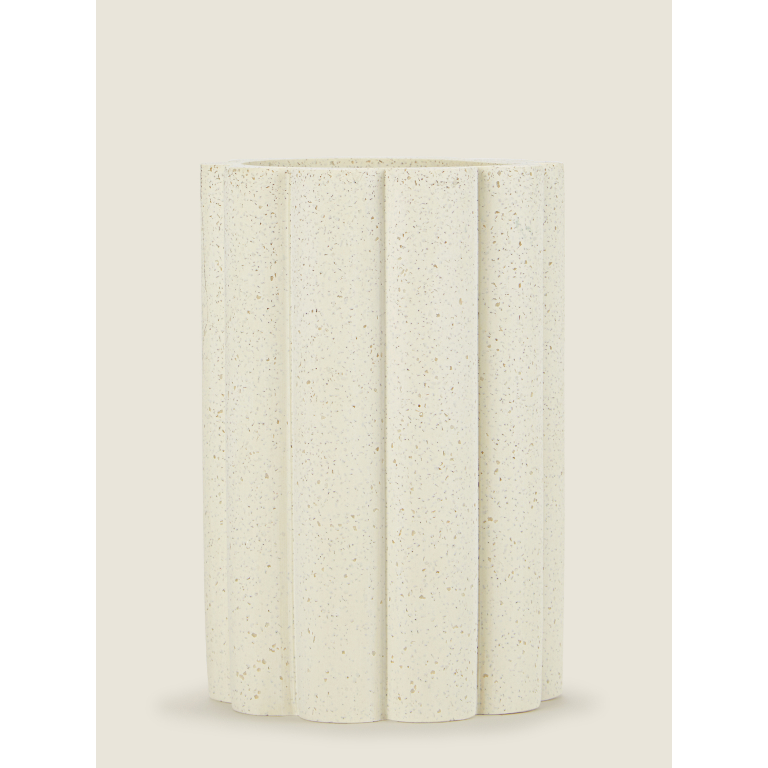 George Natural Ribbed Cylinder Tumbler