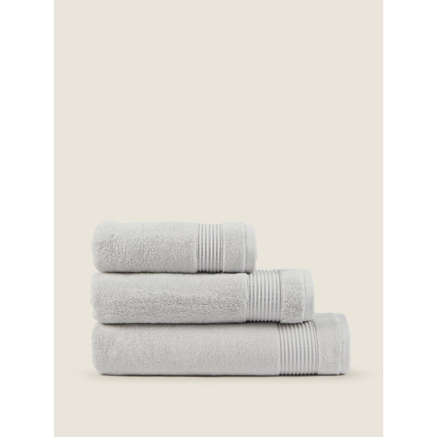 George Light Grey Egyptian Cotton Towel Range