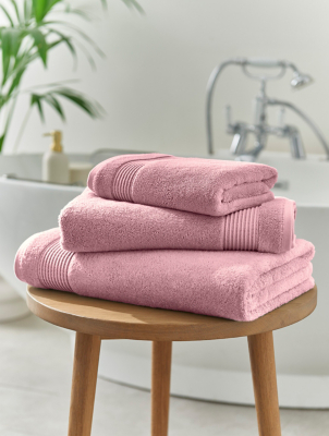 Large Check Lilac Towel Range | Home | George at ASDA