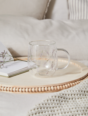 Stacey Solomon Clear Bluebells Glass Mug