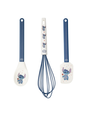 Disney Stitch Love Utensils Set of 3 Home at ASDA