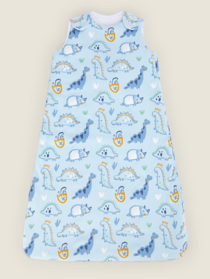 Blue Dinosaur Sleep Bag Baby at ASDA
