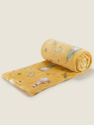 Yellow Gonks SuperSoft Throw Home at ASDA