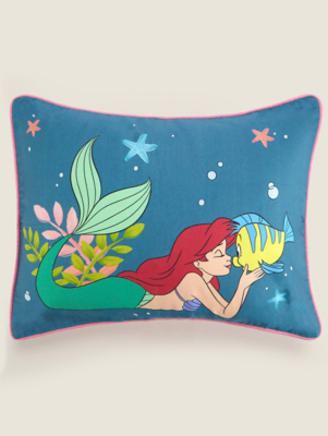 Disney Little Mermaid Cushion Home at ASDA