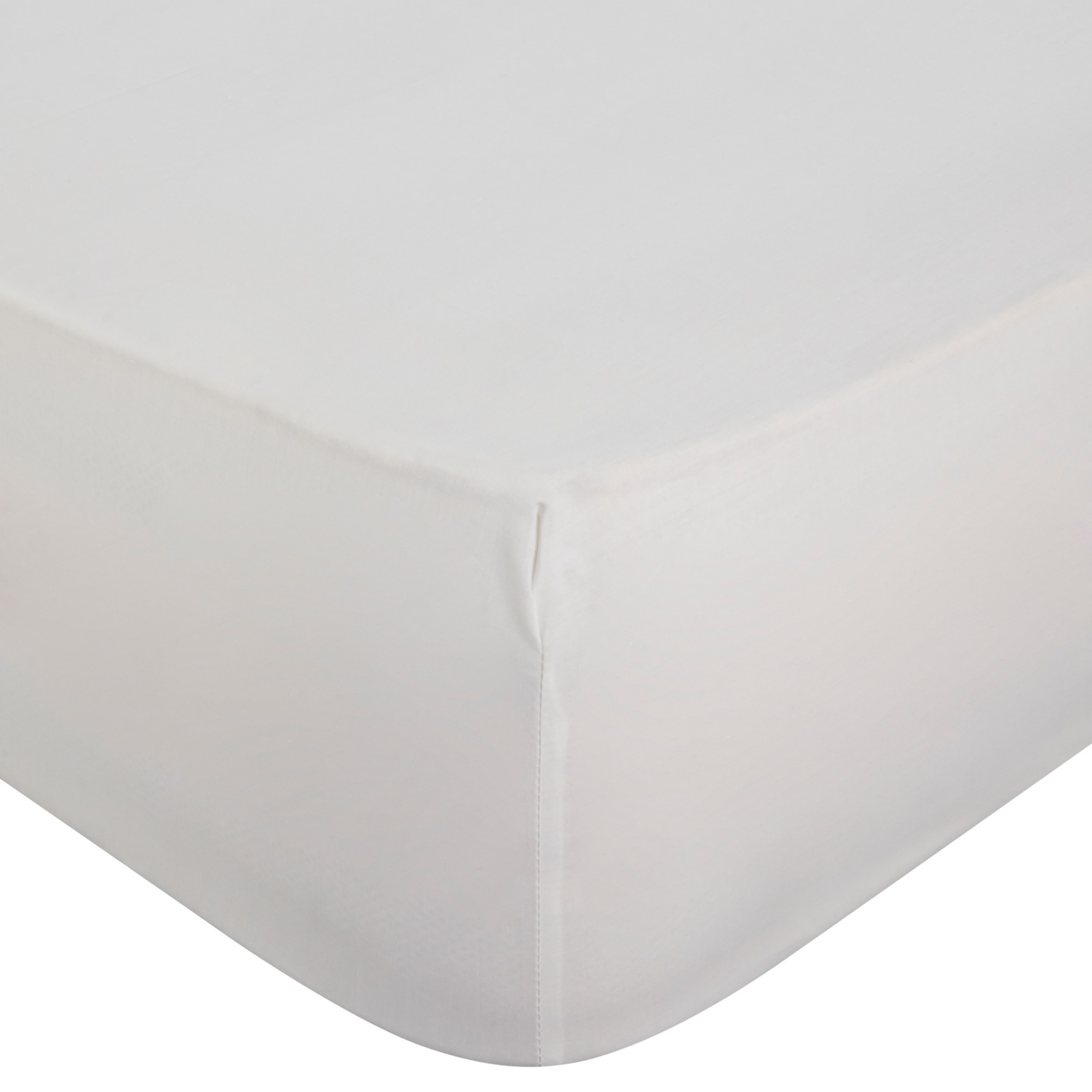 George White Deep Brushed Cotton Plain Fitted Sheet