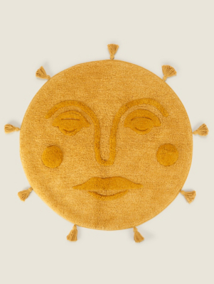 Yellow SunShaped Bath Mat Home at ASDA