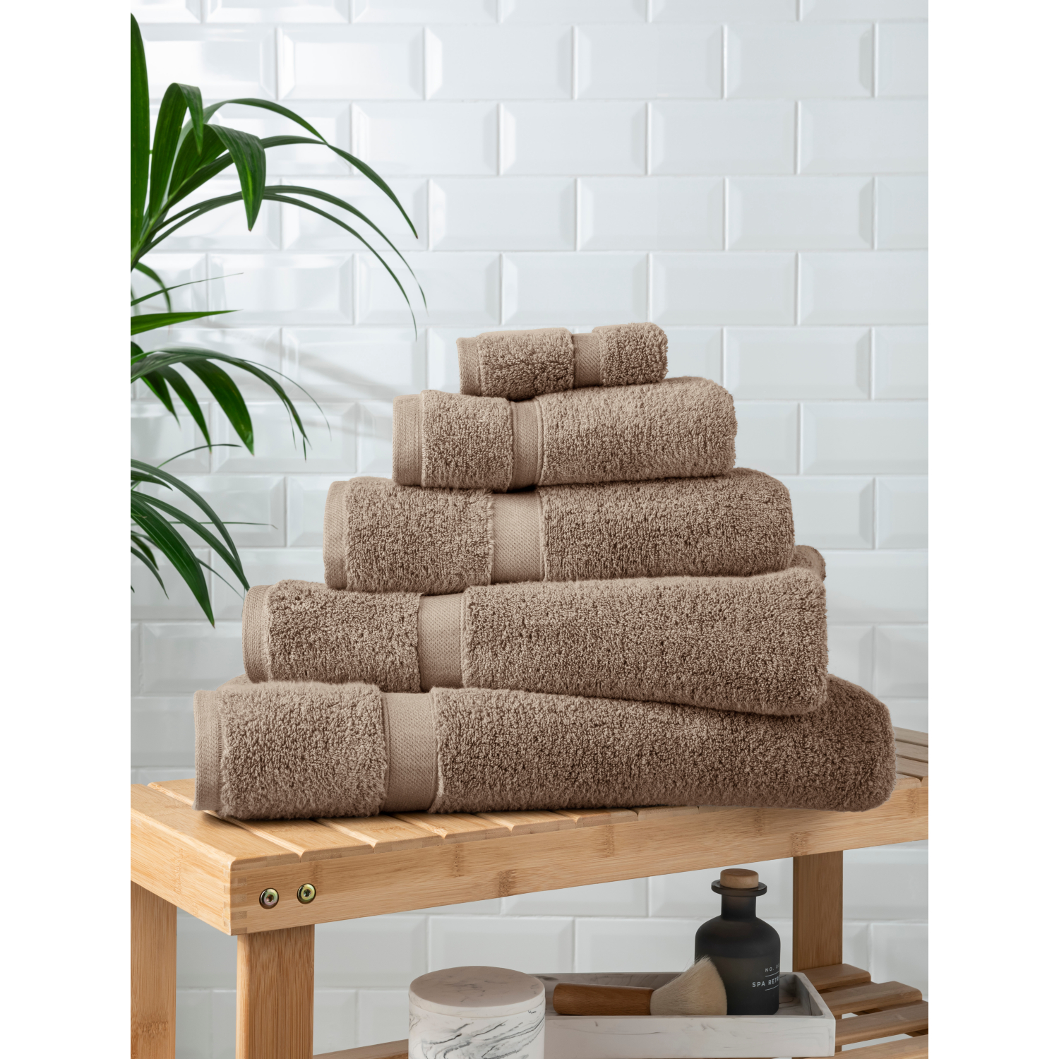George Natural Super Soft Cotton Towel & Bath Mat Range