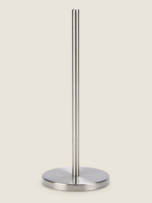 Stainless Steel Toilet Roll Stand Home at ASDA