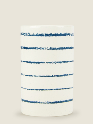 Navy Nautical Stripe Tumbler | Home | George at ASDA