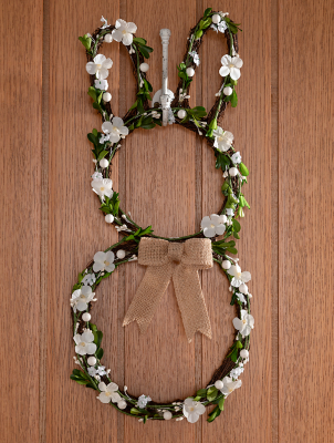 Stacey Solomon Bunny Wreath Home at ASDA