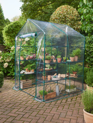 Walk in Greenhouse Outdoor & Garden at ASDA