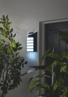 Brooklyn Solar Wall Light Outdoor & Garden at ASDA