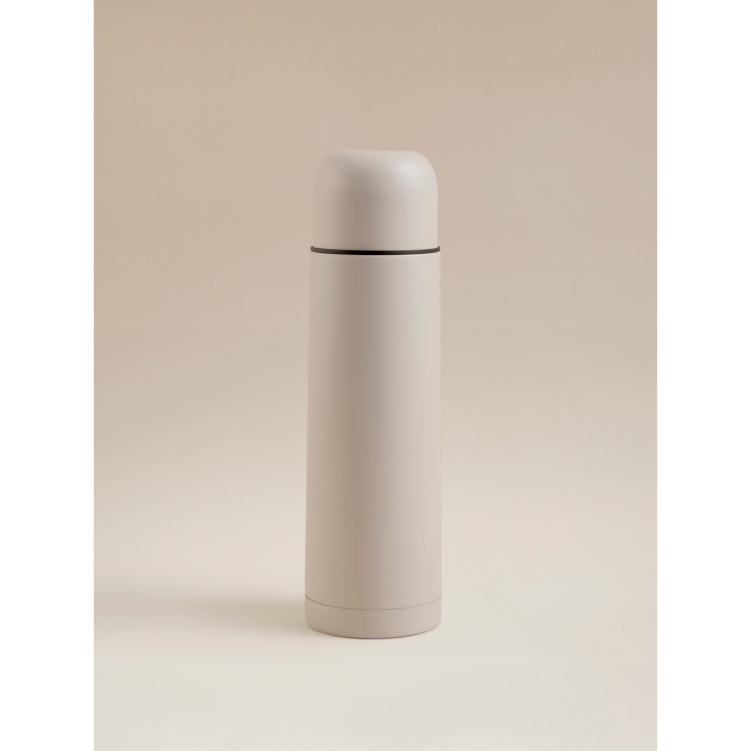 George Beige Metal Travel Flask 1L