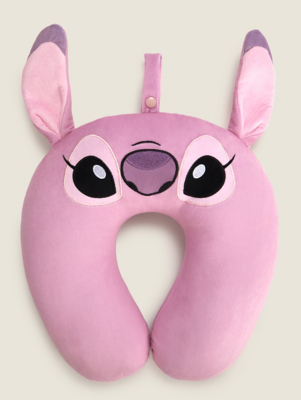 Disney Lilo & Stitch Angel 3D Ears Travel Pillow Home at ASDA
