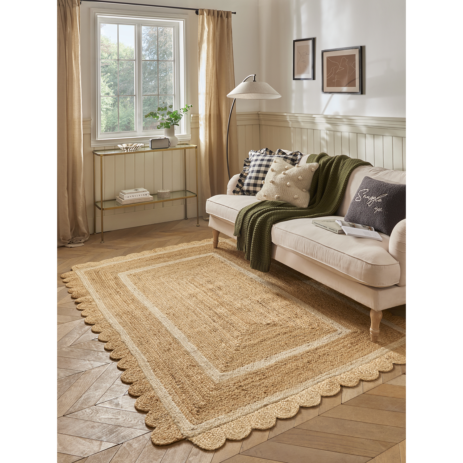 George Natural Stacey Solomon Jute Rug