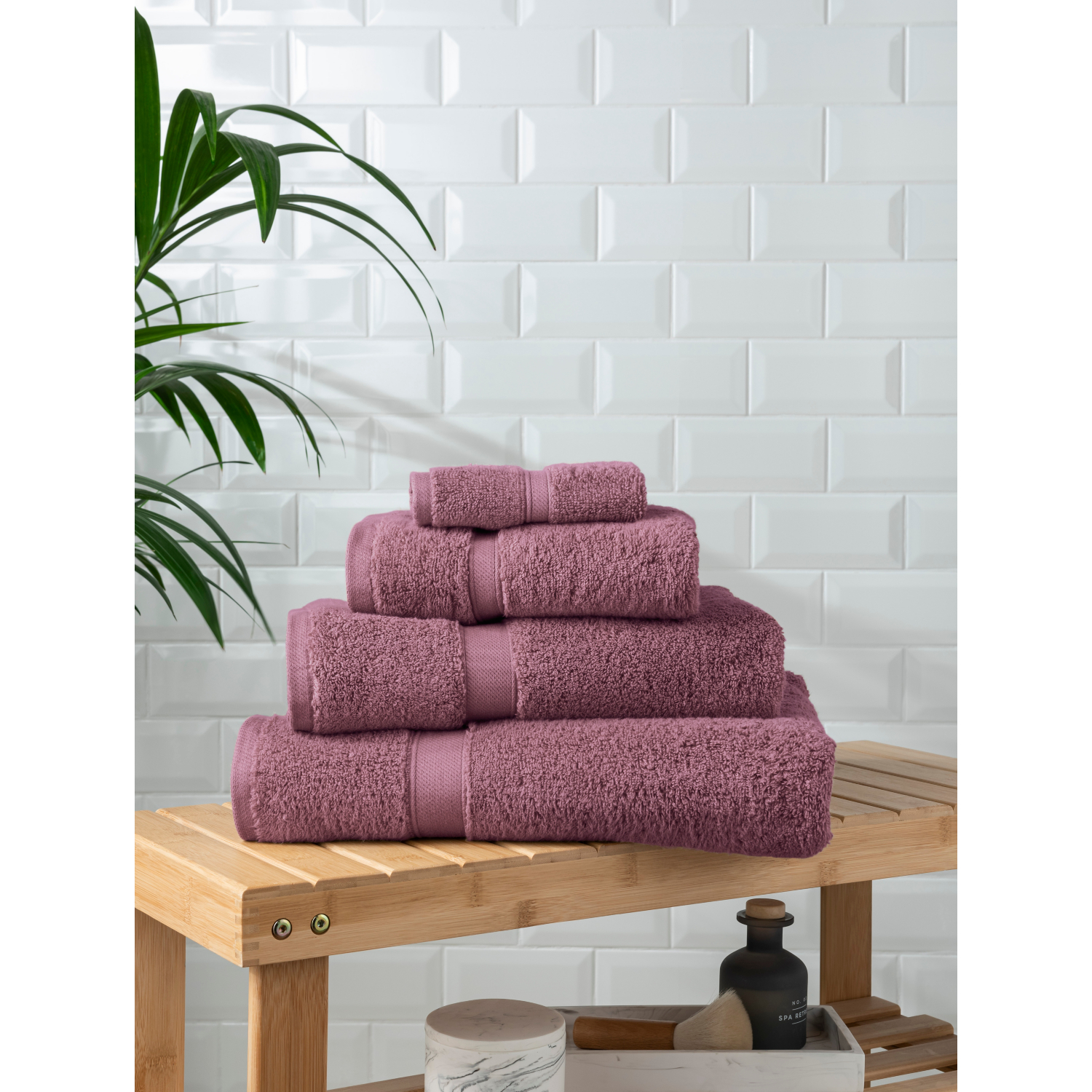 George Misty Rose Super Soft Face Cloth - Deco Rose