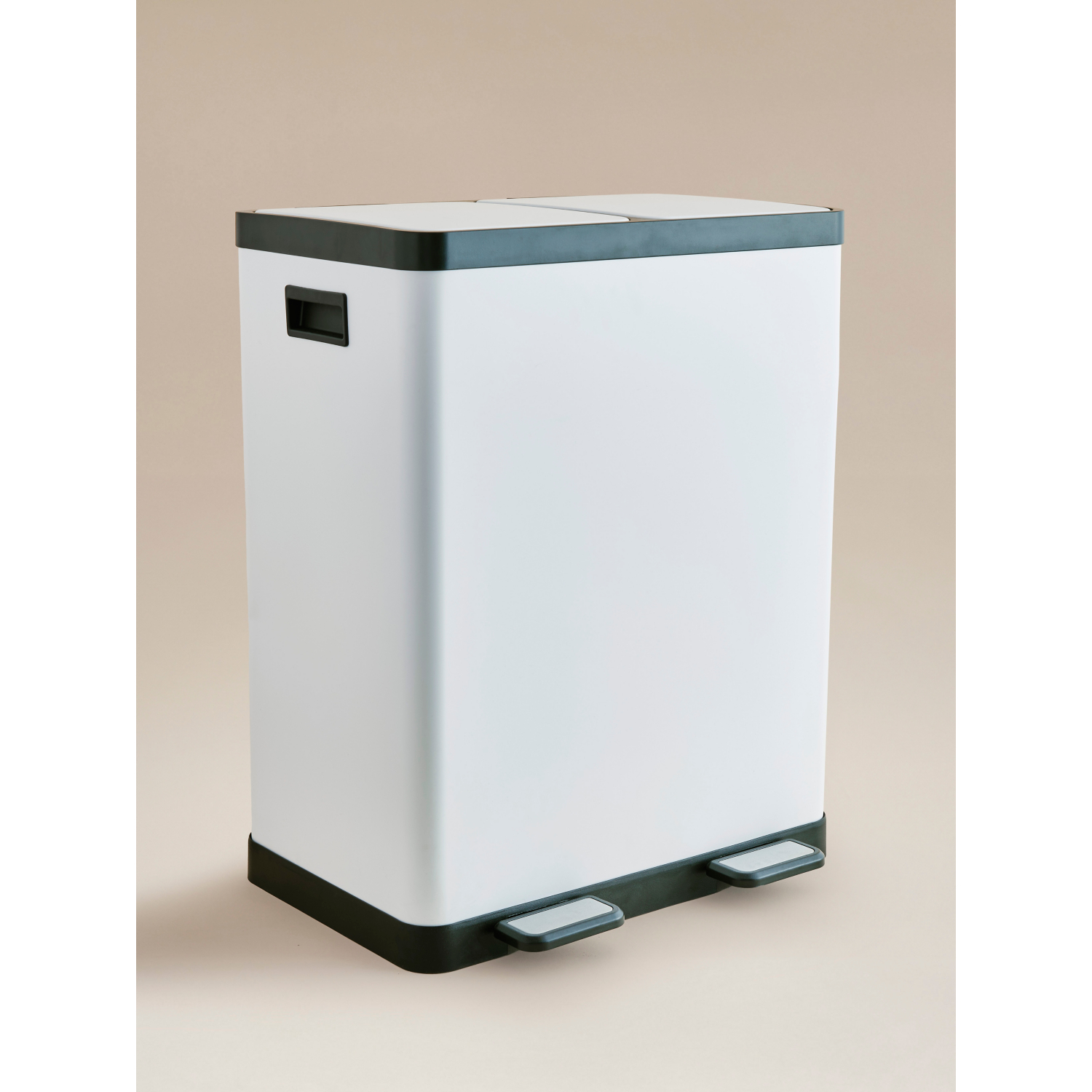George White Recycling Dual Pedal Bin 60L