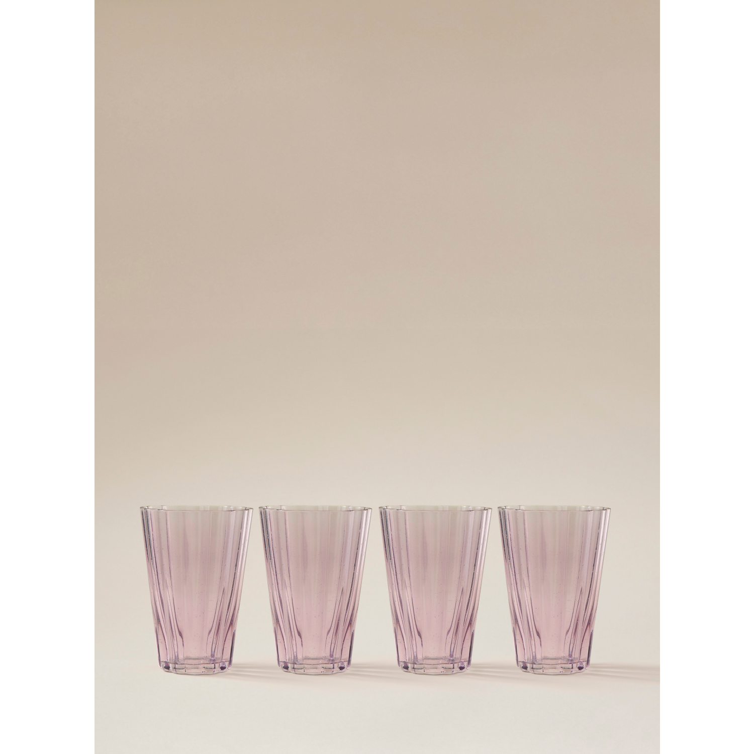 George Pink Bubble Hiball Glass - Set Of 4