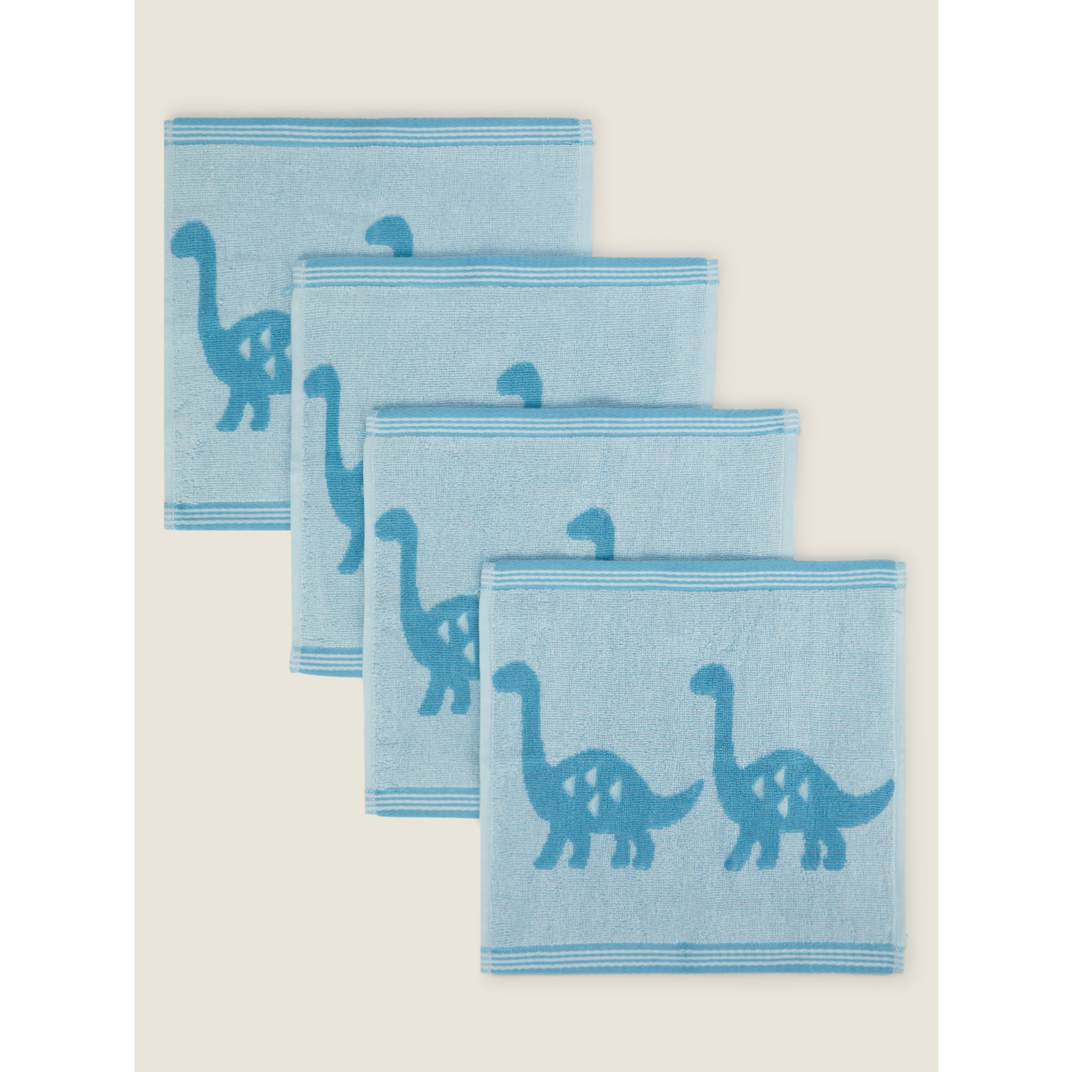 George Blue Dino Jacquard Towel Range
