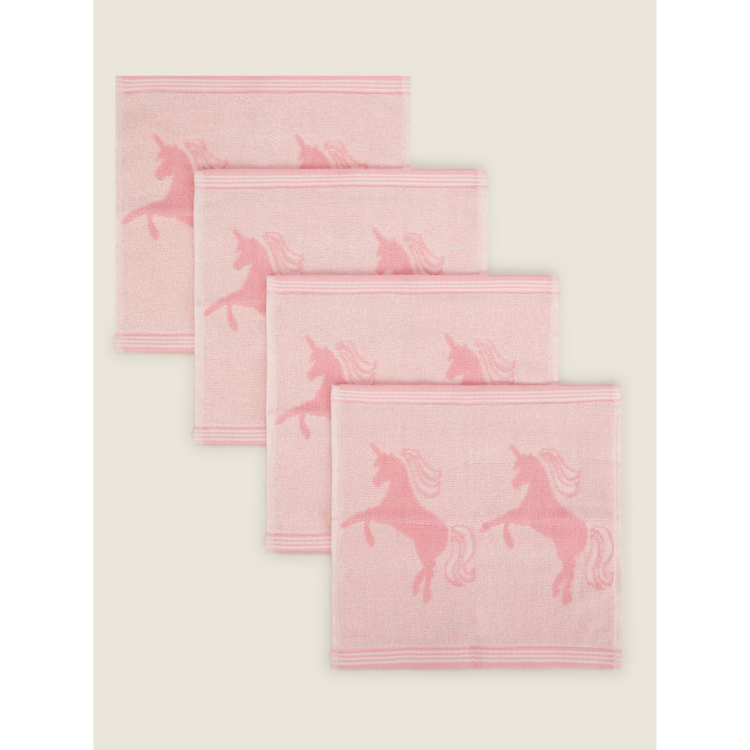 George Pink Unicorn Jacquard Towel Range