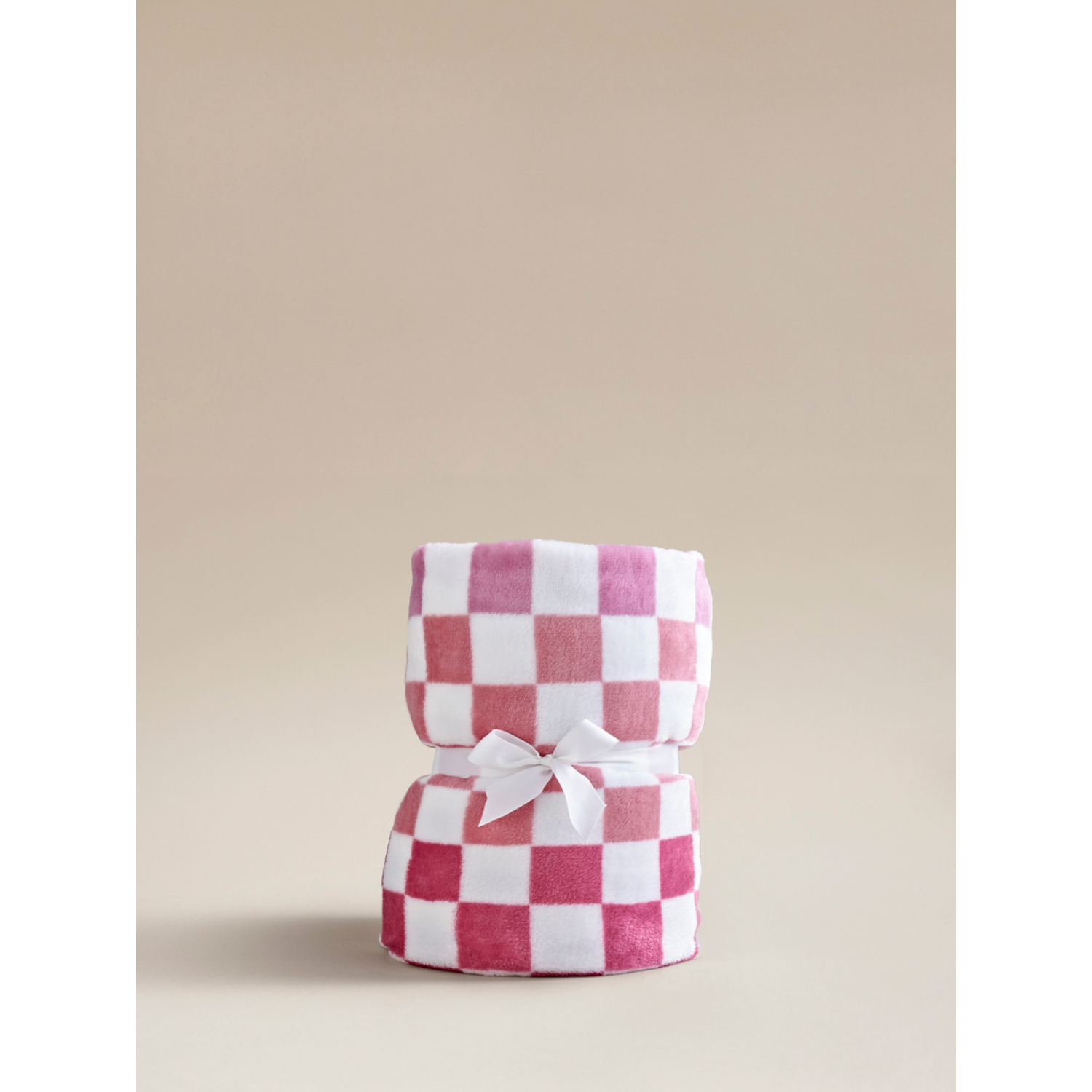 George Multi Checked Fleece Blanket - 150Cm X 120Cm