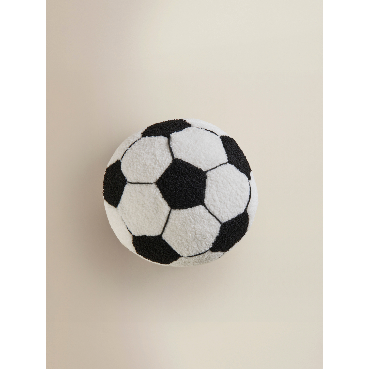 George Black & White White & Black Football-Shaped Cushion