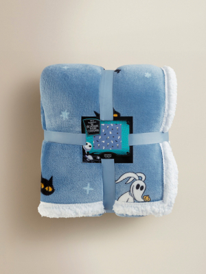 Disney Nightmare Before Christmas Sherpa Backed Fleece 150cm x 120cm