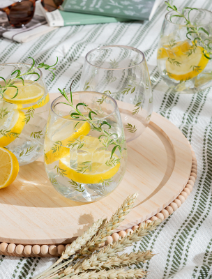 Stacey Solomon Clear Outdoor Tumblers Set of 4 Outdoor & Garden