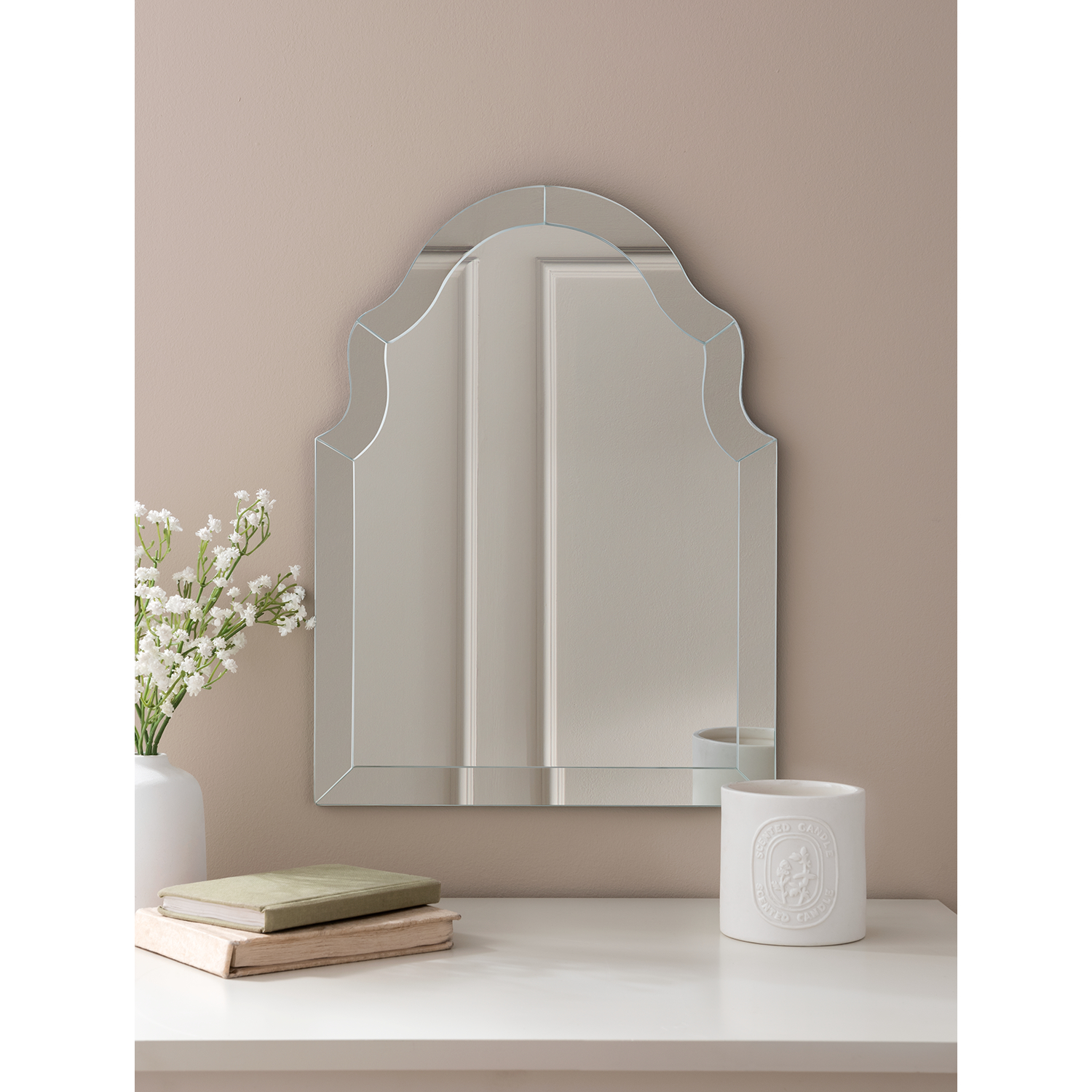 George Clear Glass Decorative Mirror