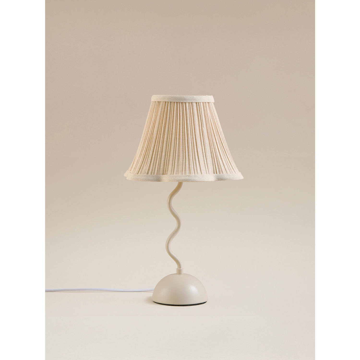 George Cream Natural Wave Lamp