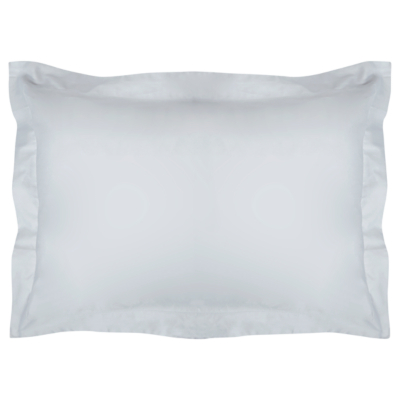 George White Luxuriously True Grip Soft 100% Cotton 300 Thread Count Oxford Pillowcase - White