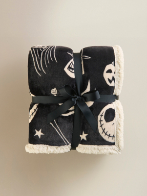 Disney Nightmare Before Christmas Sherpa Throw Home George at ASDA