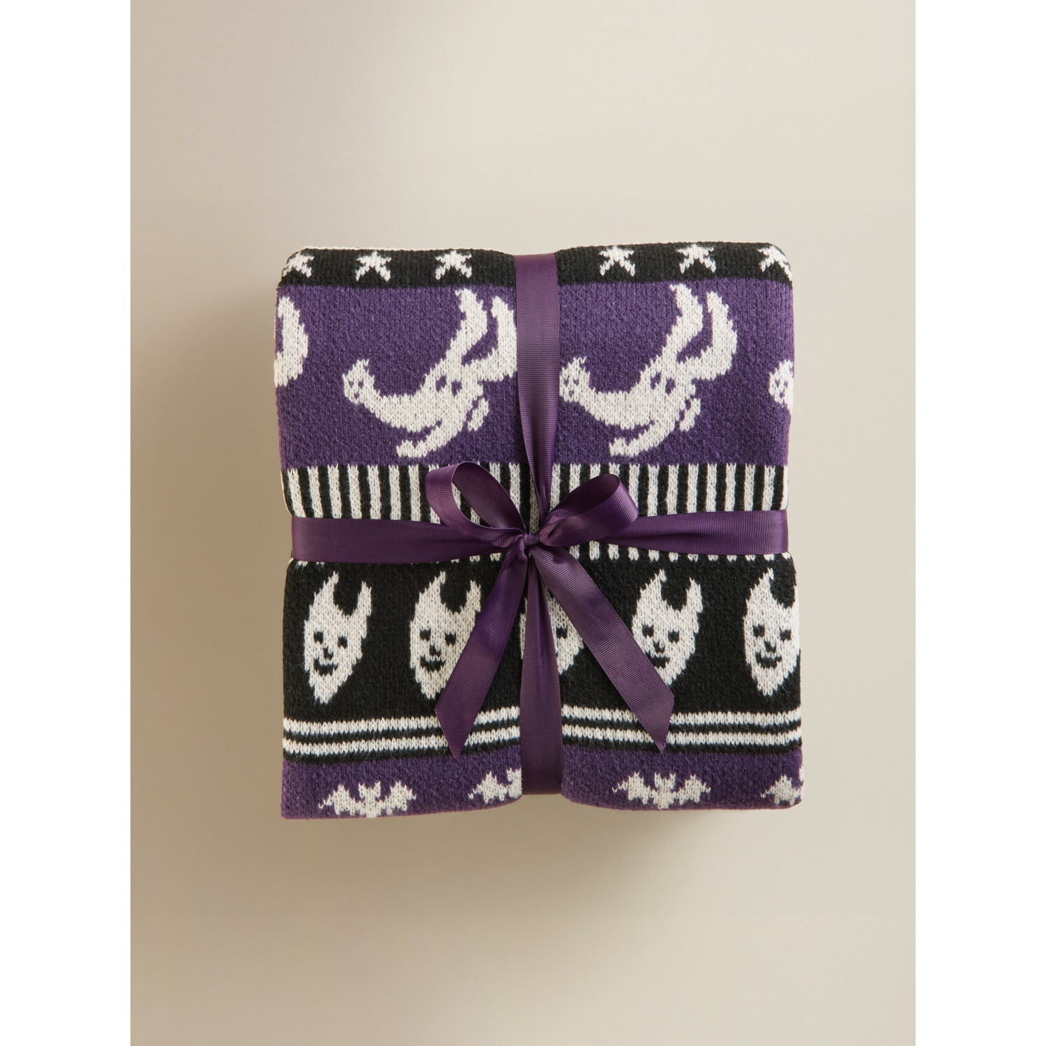 Disney Multi Halloween Nightmare Before Knitted Throw - 120Cm X 150Cm